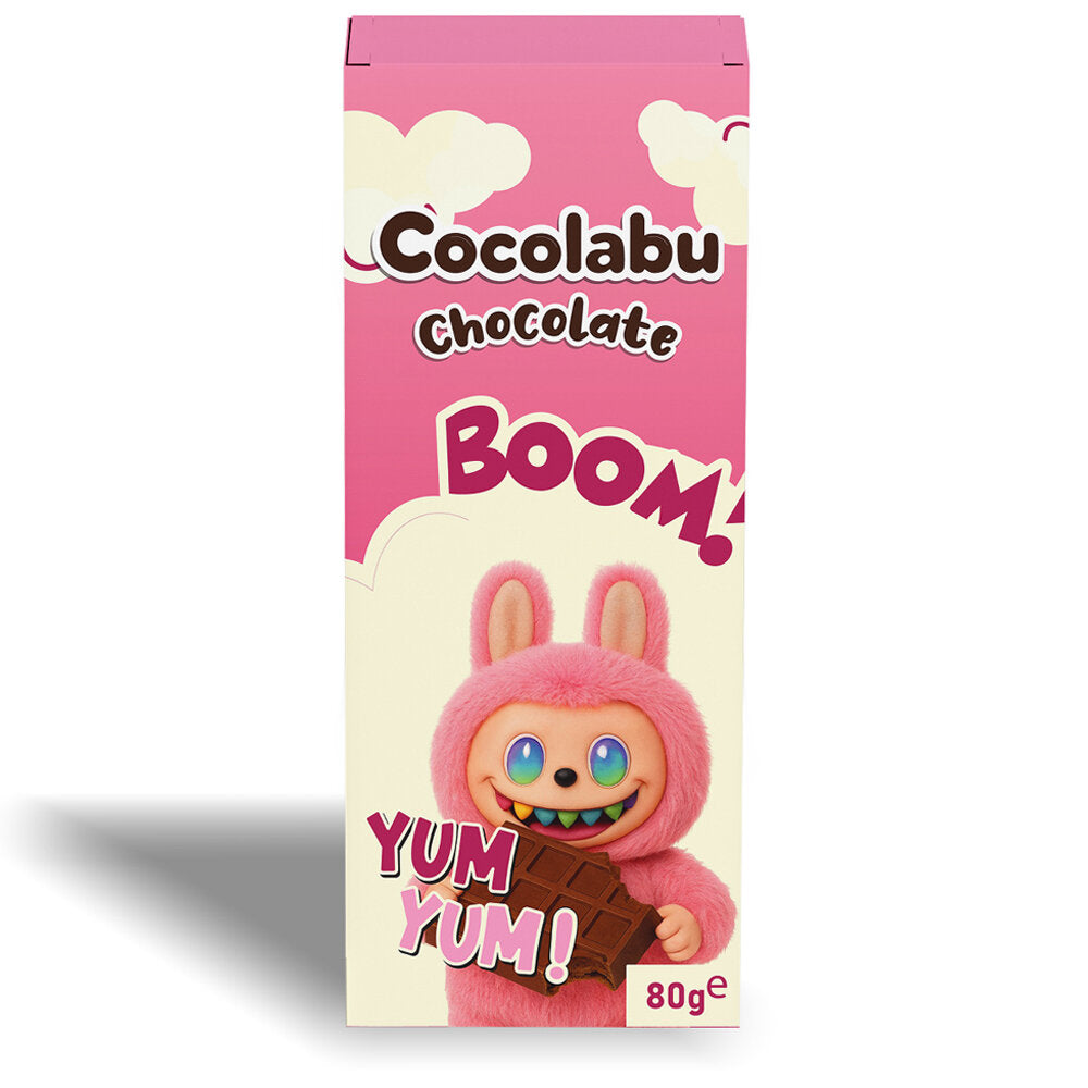 Cocolabu Chocolate Boom! Yum Yum! – Himbeer Angel Hair mit Pistaziencremefüllung 80 g